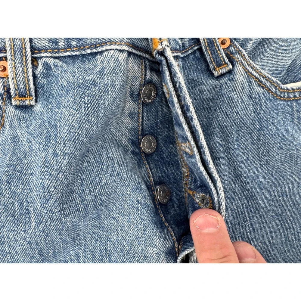 Vintage Levi's 501xx Dead Stock 34x30 Jeans Mens Button Fly Blue‎ New Bat Wing